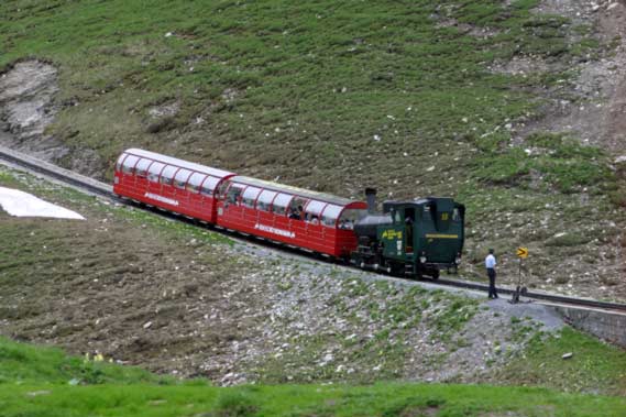 erste Zahnradbahnfahrt